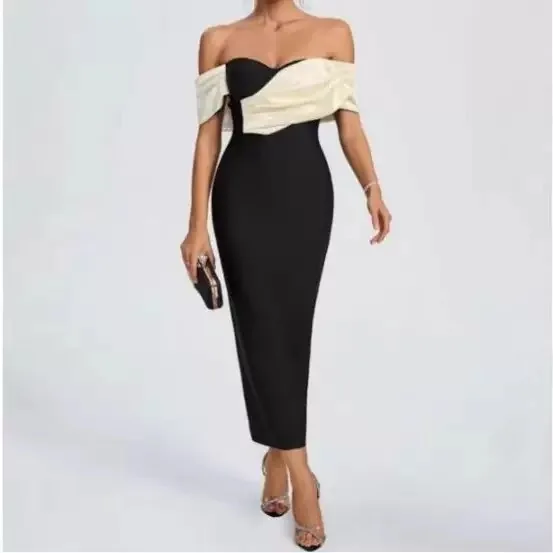 Sexy Strapless Color Block Pleated Sash Dress Ball Gown Elegant High Waist Spring Season Women's Fashion Dress without Brand
Sexy Strapless Color Block Pleated Sash Dress Ball Gown Elegant High Waist Spring Season Women's Fashion Dress without Brand
