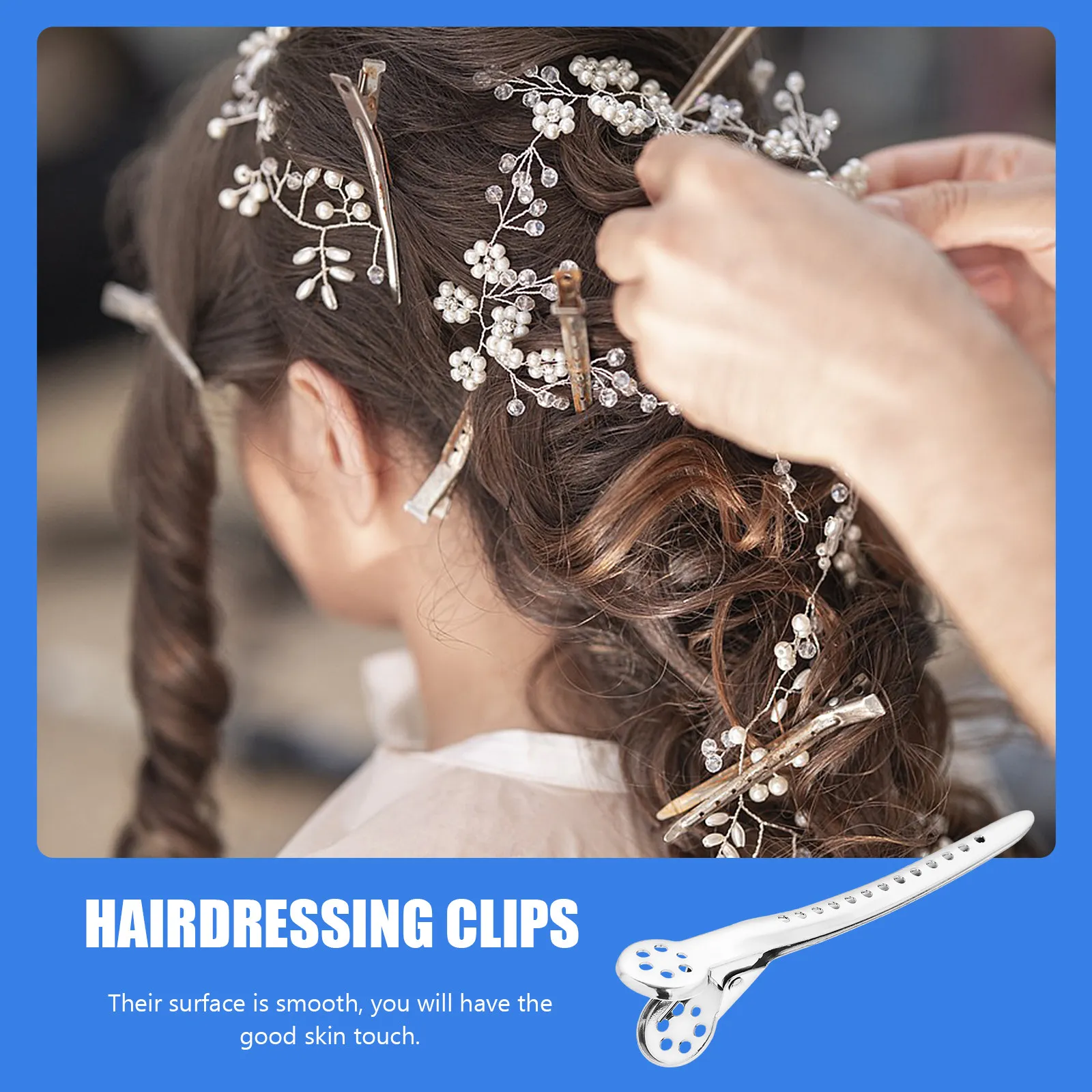 8Pcs Professional Metal Hairdressing Clips Traceless Strong Grip Hair Separating Pins for Salon Barbershop Home Use Hairpin
8Pcs Professional Metal Hairdressing Clips Traceless Strong Grip Hair Separating Pins for Salon Barbershop Home Use Hairpin