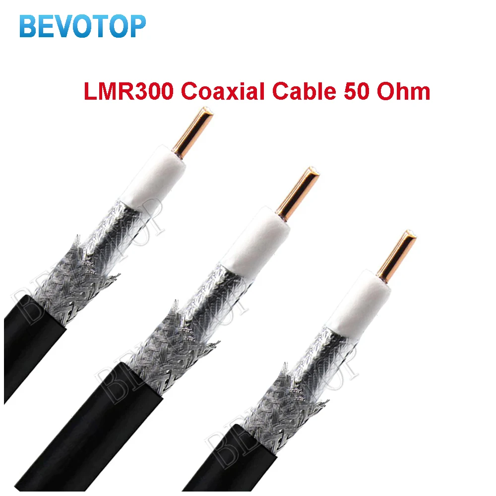 BEVOTOP LMR300 Coaxial Cable High Quality Low Loss 50 Ohm 50-5 Pigtail Jumper Wire Cord 50CM~200M
BEVOTOP LMR300 Coaxial Cable High Quality Low Loss 50 Ohm 50-5 Pigtail Jumper Wire Cord 50CM~200M