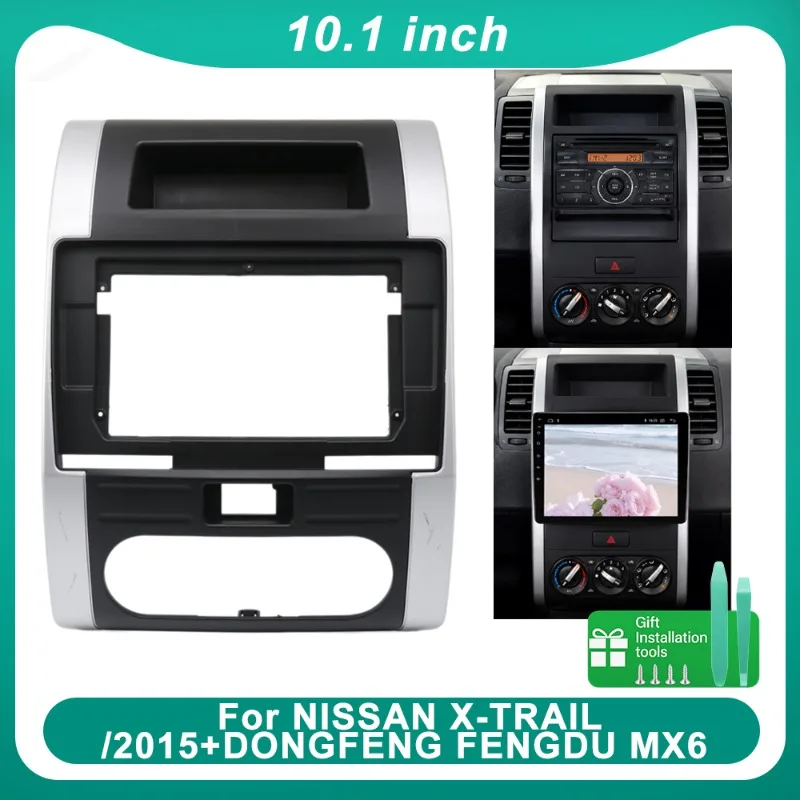 10.1 Inch Car Radio Fascia Frame For Nissan X-Trail and For Dongfeng Fengdu MX6 2015+ Dashboard Panel
10.1 Inch Car Radio Fascia Frame For Nissan X-Trail and For Dongfeng Fengdu MX6 2015+ Dashboard Panel