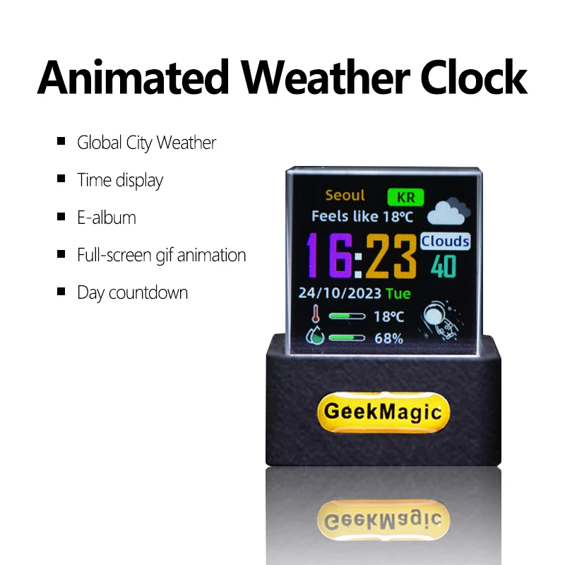 Mini WiFi Crystal Cube Smart Holographic Desktop Photo Display GIF Animation Weather Digital Clock Bedroom Desktop Decoration
Mini WiFi Crystal Cube Smart Holographic Desktop Photo Display GIF Animation Weather Digital Clock Bedroom Desktop Decoration