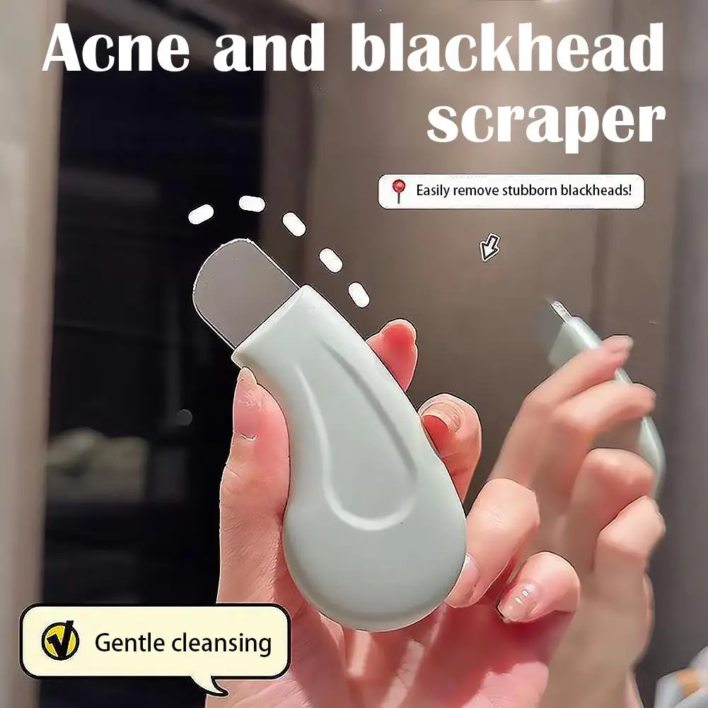 Blackhead Scraper Stainless Steel Facial Pore Cleansing Spatula Portable Face Tool for Removing Blackheads Acne and Dead Skin
Blackhead Scraper Stainless Steel Facial Pore Cleansing Spatula Portable Face Tool for Removing Blackheads Acne and Dead Skin