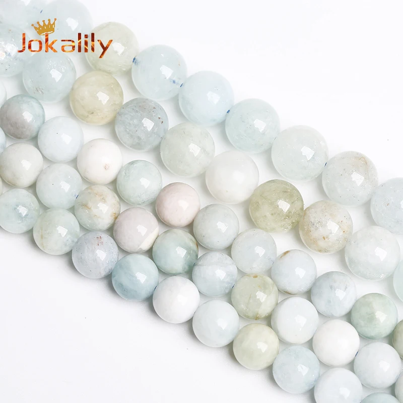 Natural Colorful Aquamarines Beads Blue Quartz Crystal Round Loose Beads for Jewelry Making DIY Bracelets Necklaces 6 8 10mm 15"
Natural Colorful Aquamarines Beads Blue Quartz Crystal Round Loose Beads for Jewelry Making DIY Bracelets Necklaces 6 8 10mm 15"