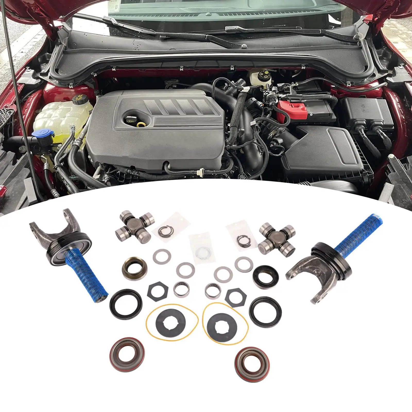 Front Axle U Joint Bearing and Seal Kit Vehicle Spare Part Steel Set Compatible for Dana 50 60 Suspension
Front Axle U Joint Bearing and Seal Kit Vehicle Spare Part Steel Set Compatible for Dana 50 60 Suspension