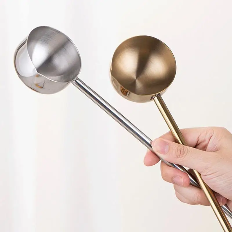 304 Stainless Steel Hot Oil Spoon Small Size Long Extended Handle for Professional Kitchen Cooking Hot Oil Separation
304 Stainless Steel Hot Oil Spoon Small Size Long Extended Handle for Professional Kitchen Cooking Hot Oil Separation