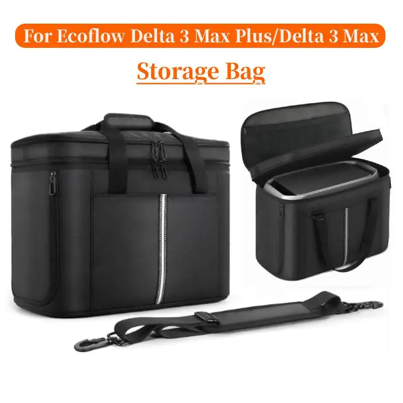Carrying Case for Ecoflow Delta 3 Max Plus/Delta 3 Max Portable Power Station Travel Storage Bag Waterproof with Shoulder Strap
Carrying Case for Ecoflow Delta 3 Max Plus/Delta 3 Max Portable Power Station Travel Storage Bag Waterproof with Shoulder Strap