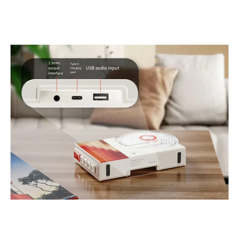 Excellent-Wall Mounted CD Music Player Remote Control Home Audio Speaker USB Bluetooth-Compatible AUX Input CD Music Player
Excellent-Wall Mounted CD Music Player Remote Control Home Audio Speaker USB Bluetooth-Compatible AUX Input CD Music Player