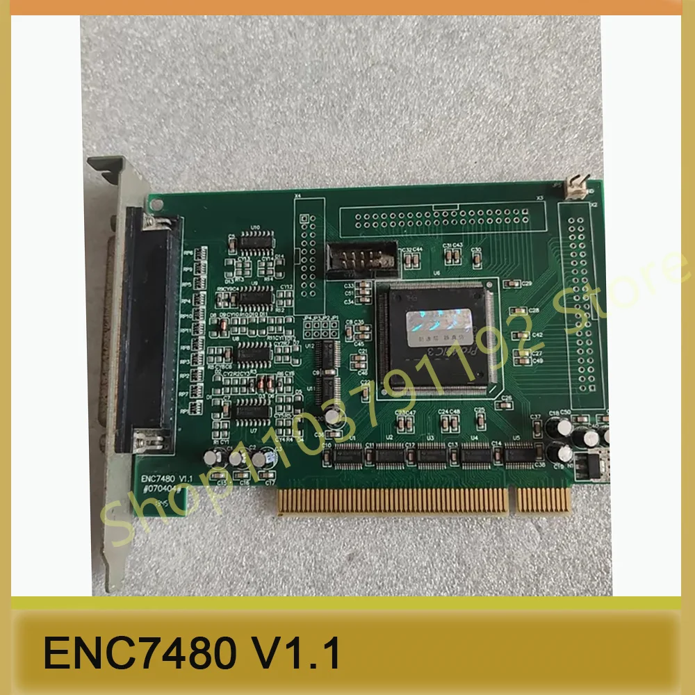 High reliability 4-axis encoder counting card ENC7480 V1.1
High reliability 4-axis encoder counting card ENC7480 V1.1