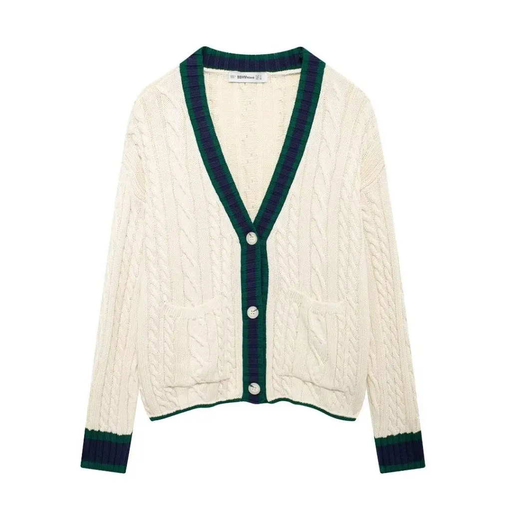 Women's Trendy Knitted Jacket Autumn Fashion Cable Rope Pattern A35519 Casual Open Cardigan
Women's Trendy Knitted Jacket Autumn Fashion Cable Rope Pattern A35519 Casual Open Cardigan