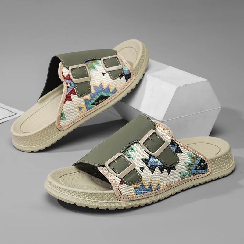 Men's casual slip-on slippers summer new soft-sole anti-slip outdoor beach shoes breathable light youth fashion sports slippers
Men's casual slip-on slippers summer new soft-sole anti-slip outdoor beach shoes breathable light youth fashion sports slippers