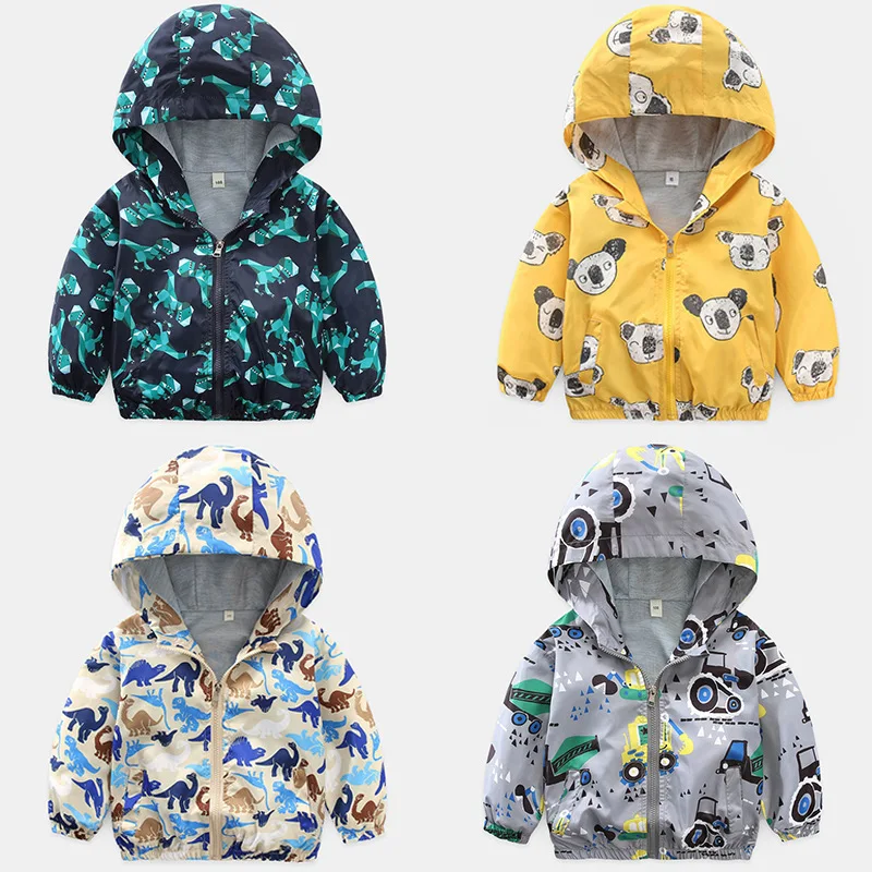 Детские куртки, осенне-весенняя детская верхняя одежда, пальто, милые куртки с рисунком динозавра для мальчиков, ветровка для маленьких мальчиков и девочек, От 1 до 7 лет
Детские куртки, осенне-весенняя детская верхняя одежда, пальто, милые куртки с рисунком динозавра для мальчиков, ветровка для маленьких мальчиков и девочек, От 1 до 7 лет