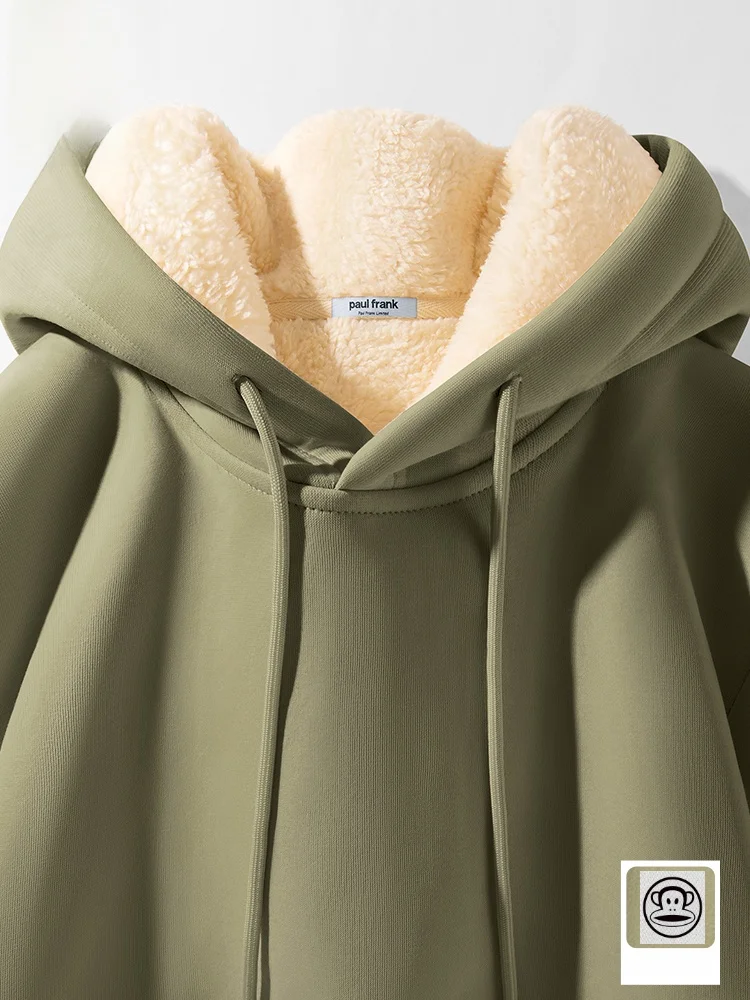 Thiened Lamb Velvet Hooded Jaet Men's Winter Warm Youth Overhead Sweatirt Casual Loose Fit Long Sve
Thiened Lamb Velvet Hooded Jaet Men's Winter Warm Youth Overhead Sweatirt Casual Loose Fit Long Sve