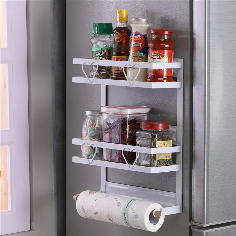 Ins Heart-shaped Refrigerator Magnet Side Rack Kitchen Paper Towel Rack Shelf Magnetic Roll Paper Box Plastic Wrap Storage Rack
Ins Heart-shaped Refrigerator Magnet Side Rack Kitchen Paper Towel Rack Shelf Magnetic Roll Paper Box Plastic Wrap Storage Rack