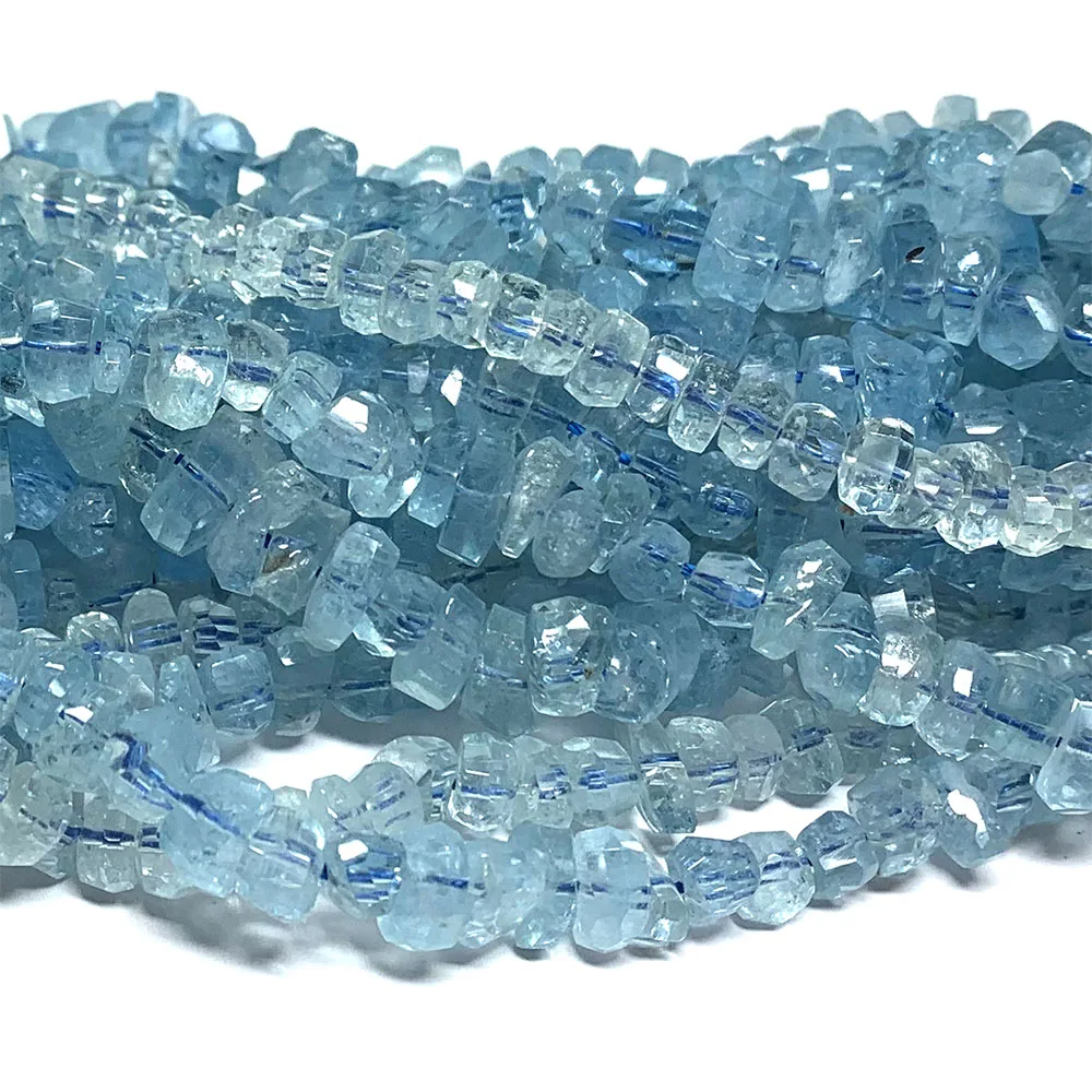 Veemake Natural Clear Blue Aquamarine Hand Cut Faceted Free Form Nugget Beads For Jewelry Making Gemstone Crystal 08441
Veemake Natural Clear Blue Aquamarine Hand Cut Faceted Free Form Nugget Beads For Jewelry Making Gemstone Crystal 08441