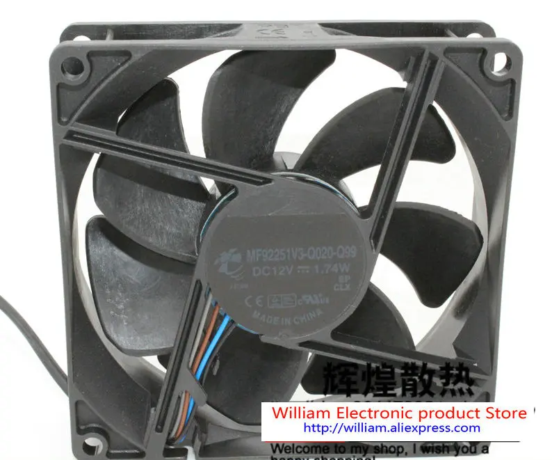 Новый охлаждающий вентилятор для проектора MF92251V3-Q020-Q99 DC12V 1,74 Вт 92*92*25 мм 4 линии
Новый охлаждающий вентилятор для проектора MF92251V3-Q020-Q99 DC12V 1,74 Вт 92*92*25 мм 4 линии