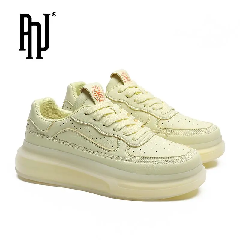 PNJ Women's Thick-soled Casual Shoes Autumn New Style Muffin Sole Leather Sports Board Shoes Versatile Solid Color Single Shoes
PNJ Women's Thick-soled Casual Shoes Autumn New Style Muffin Sole Leather Sports Board Shoes Versatile Solid Color Single Shoes