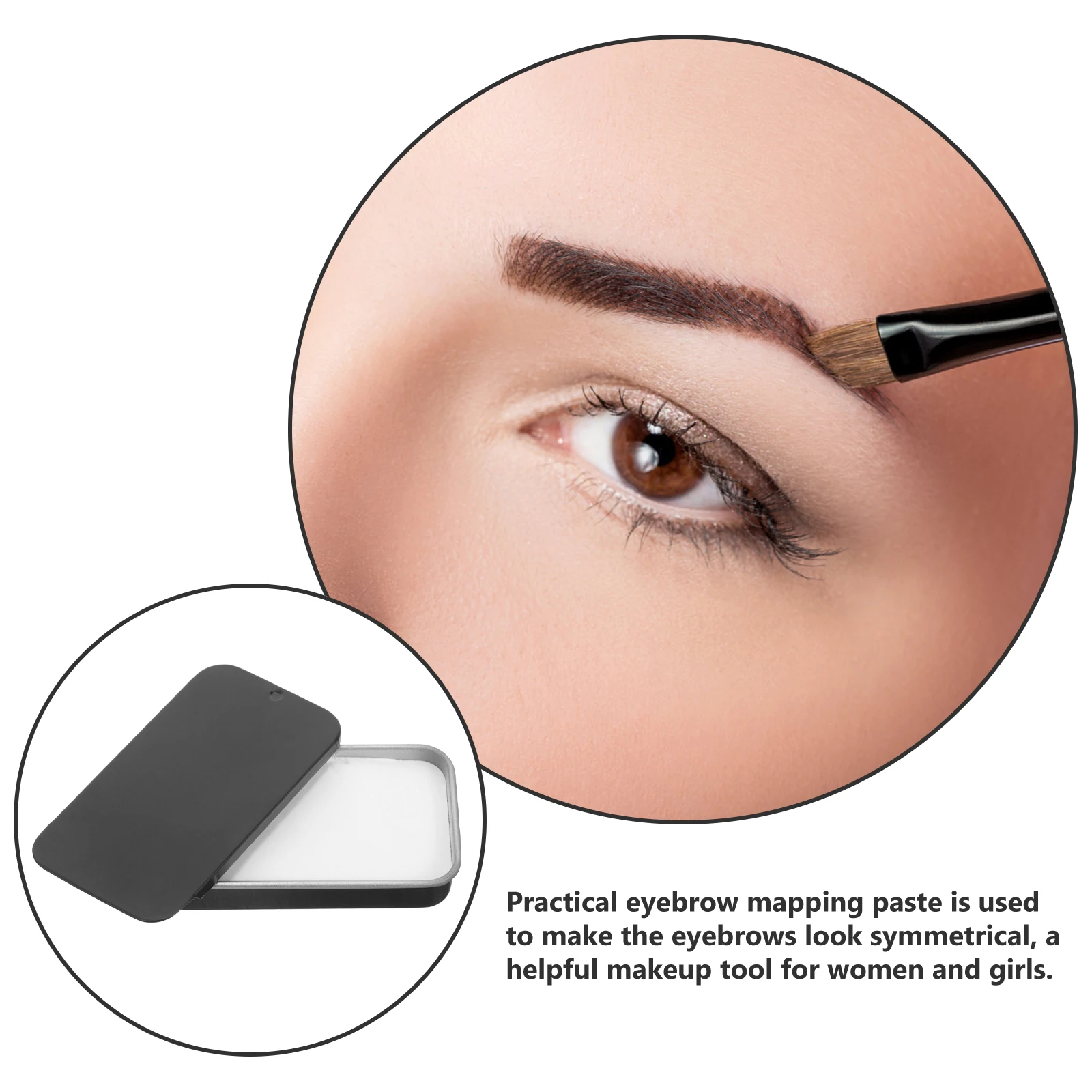 Eyebrow Mapping Paste Brow Mapping Tool Women Makeup Tools Symmetrical Eyebrows Lightweight Non-Irritating All Skin Types
Eyebrow Mapping Paste Brow Mapping Tool Women Makeup Tools Symmetrical Eyebrows Lightweight Non-Irritating All Skin Types
