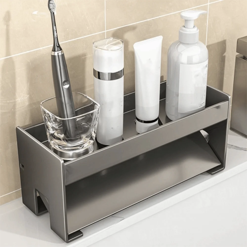 Rustproof Sink Drain Rack Ventilated Strong Load-bearing Sink Sponge Holder Carbon Steel Large Capacity Sink Storage Organizer
Rustproof Sink Drain Rack Ventilated Strong Load-bearing Sink Sponge Holder Carbon Steel Large Capacity Sink Storage Organizer