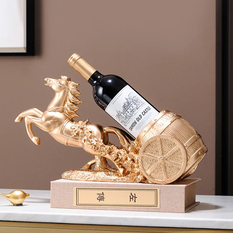 Elegant European Style Wine Rack Decoration Luxury Living Room Decorative Accessories Resin Material Moving House Gift
Elegant European Style Wine Rack Decoration Luxury Living Room Decorative Accessories Resin Material Moving House Gift