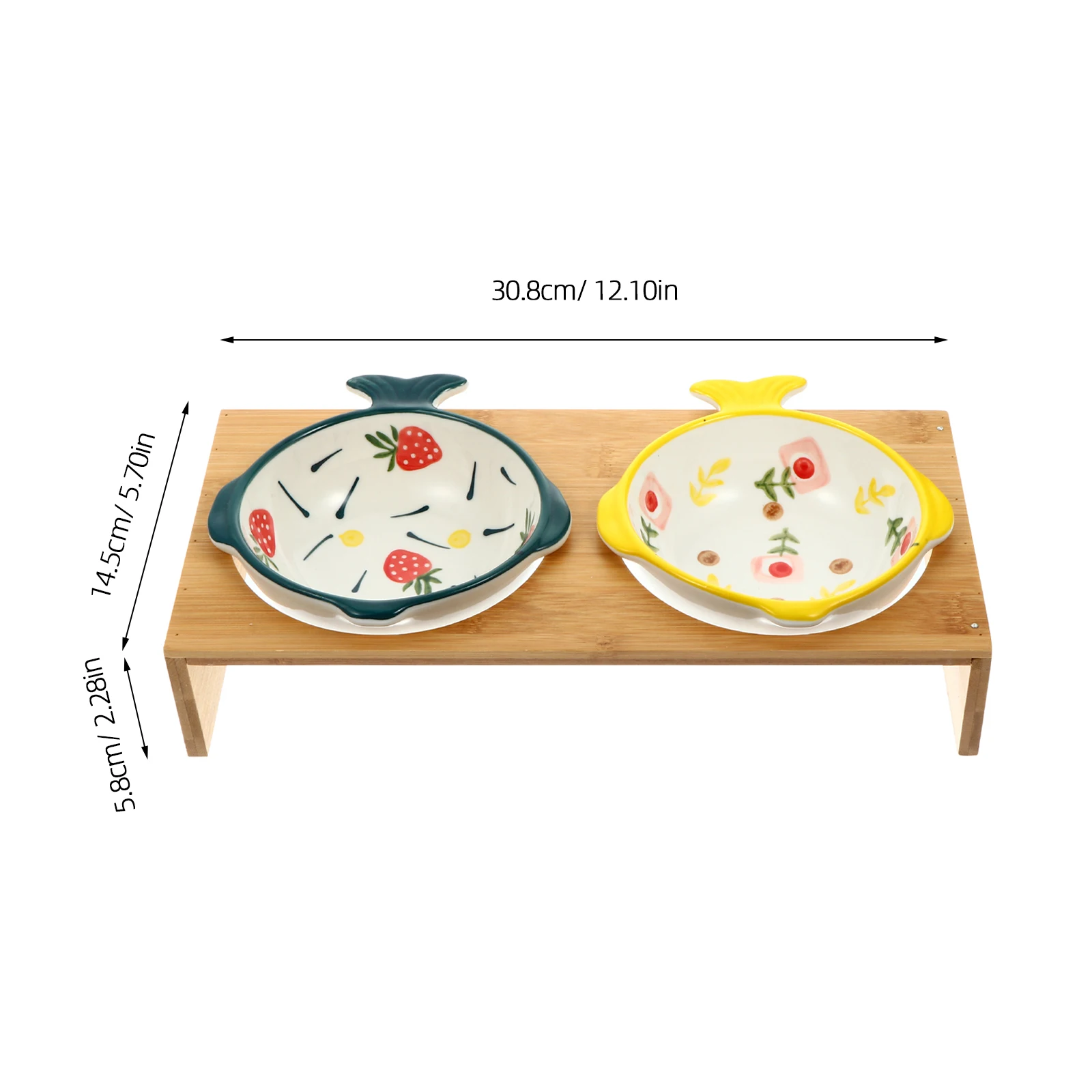 1 set Raised Pet Feeder Bamboo St Ceramic Dog Cat Bowl Double Dishes Water Food Storage Puppy Feeder Cats Bowls
1 set Raised Pet Feeder Bamboo St Ceramic Dog Cat Bowl Double Dishes Water Food Storage Puppy Feeder Cats Bowls