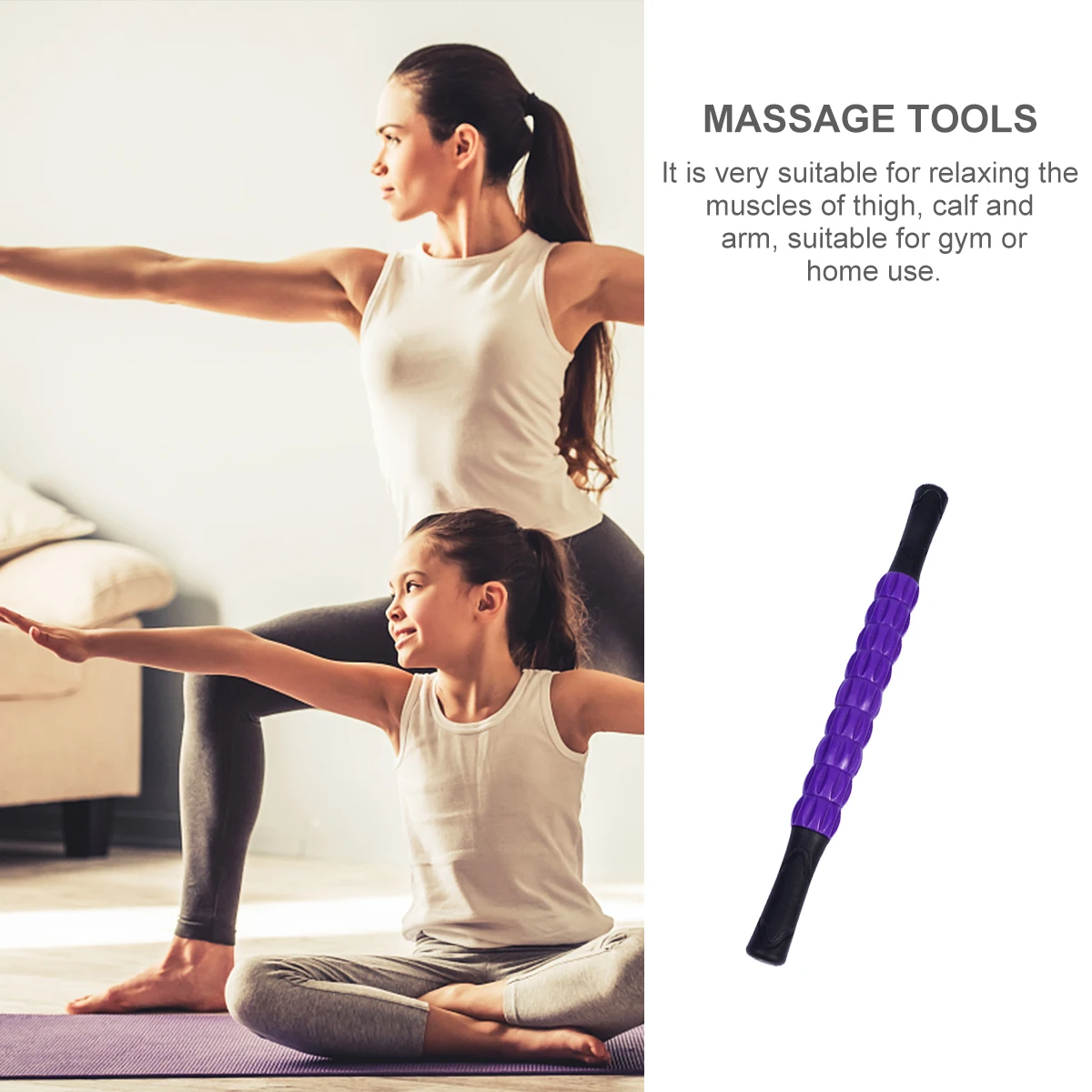 1 шт., массажный ролик, пластиковый ролик для мышц, расслабляющий боль в мышцах бедра, икры, тренажерный зал, домашнее использование, портативный миофасциальный
1 шт., массажный ролик, пластиковый ролик для мышц, расслабляющий боль в мышцах бедра, икры, тренажерный зал, домашнее использование, портативный миофасциальный