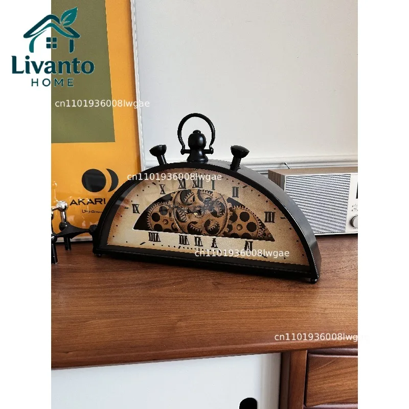 Vintage American Table Clock, Retro Elegance for Living Room Decor, Luxury Desktop Timepiece & Artistic Home Accent
Vintage American Table Clock, Retro Elegance for Living Room Decor, Luxury Desktop Timepiece & Artistic Home Accent