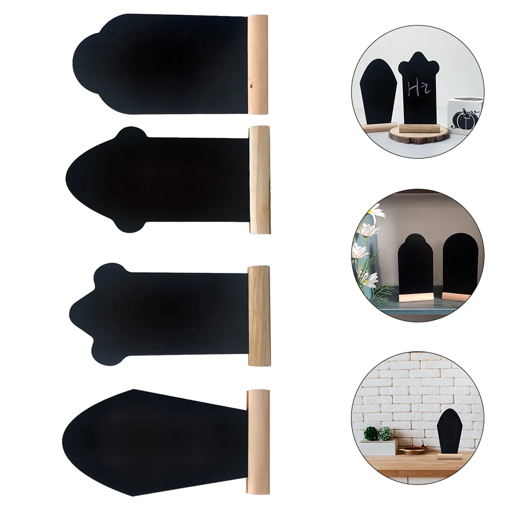 4 Pcs Wooden Tombstone Decoration Emblems Blackboards Decorations Crafts Easter Chalk Writing Adorn Note Message
4 Pcs Wooden Tombstone Decoration Emblems Blackboards Decorations Crafts Easter Chalk Writing Adorn Note Message