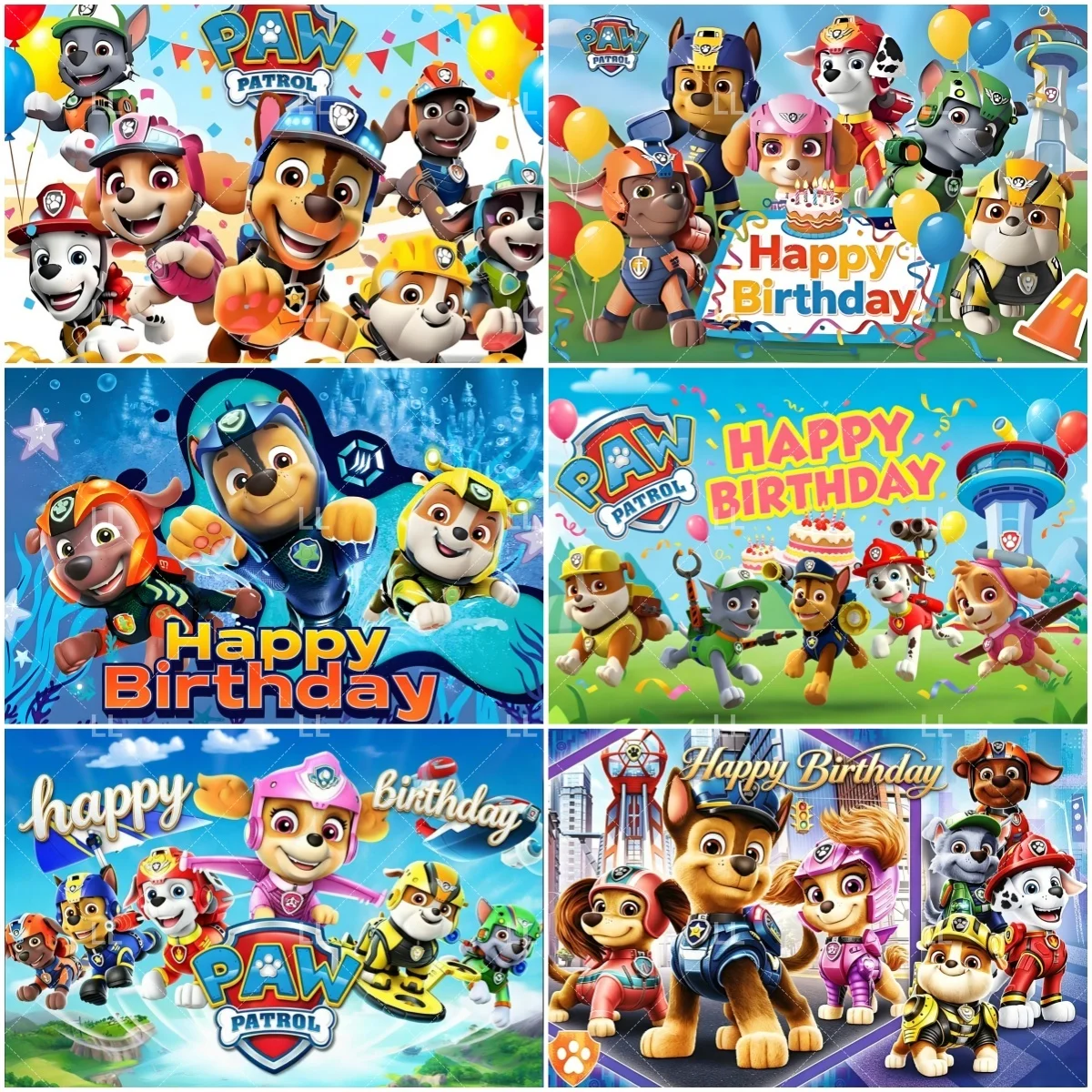 Paw Patrol Animation Theme Birthday Party Decora Backdrop Cartoon Puppy Dog Photography Background Kid Baby Shower Supplies Gift
Paw Patrol Animation Theme Birthday Party Decora Backdrop Cartoon Puppy Dog Photography Background Kid Baby Shower Supplies Gift
