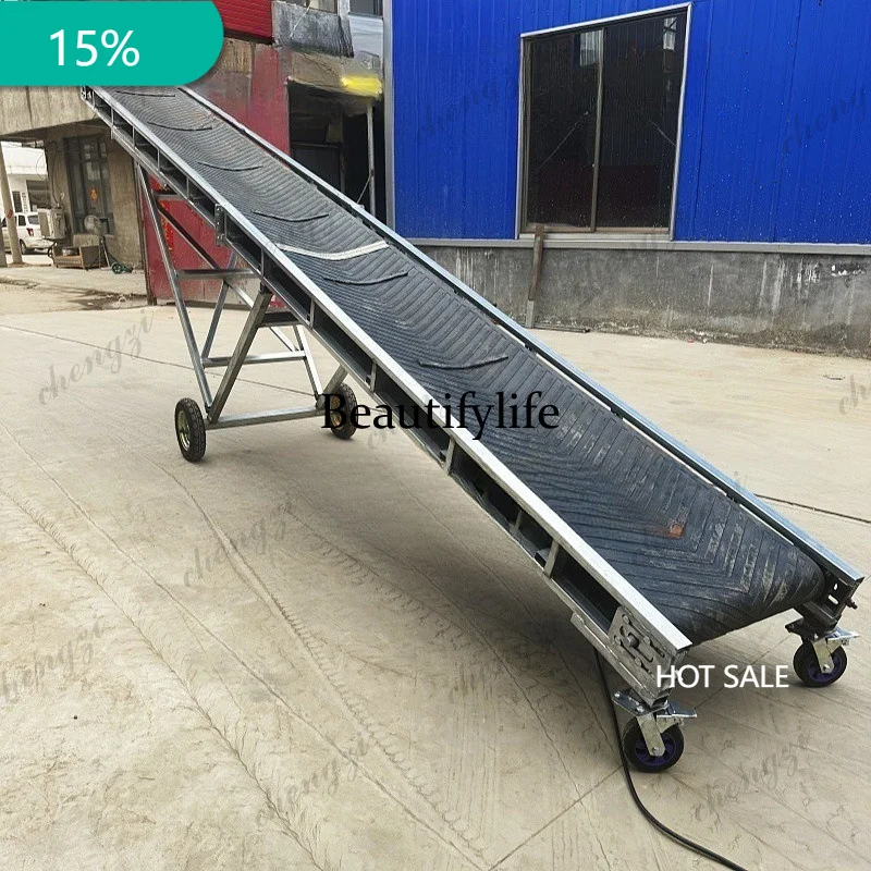 A172 Small folding lift conveyor assembly line belt conveyor loading and unloading material non-slip belt conveyor belt
A172 Small folding lift conveyor assembly line belt conveyor loading and unloading material non-slip belt conveyor belt