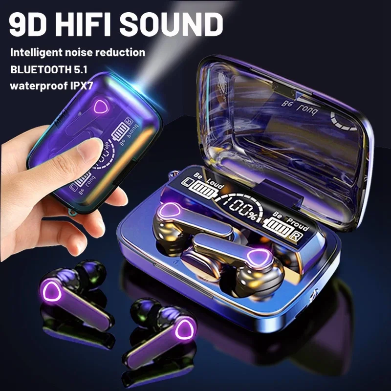 (Welfare) Original M19 Bluetooth Earphones with LED Display Smart Touch Earphones Wireless In Ear Sports Gaming Earphones
(Welfare) Original M19 Bluetooth Earphones with LED Display Smart Touch Earphones Wireless In Ear Sports Gaming Earphones