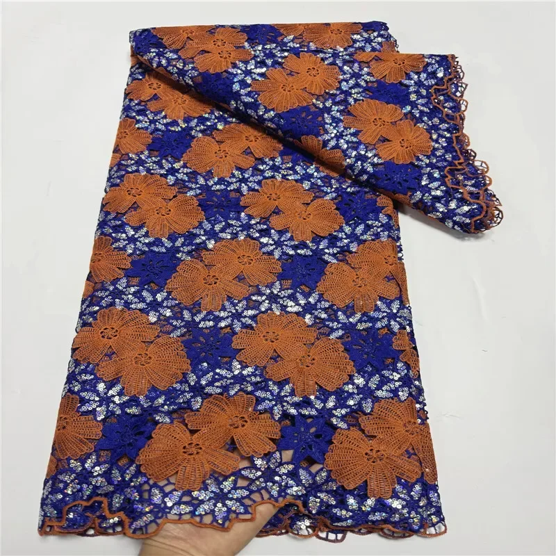5 Yard Multi color soft water soluble French Guipure Lace African Tulle Cord Net Embroidered Fabric For Wedding Party 9L622701
5 Yard Multi color soft water soluble French Guipure Lace African Tulle Cord Net Embroidered Fabric For Wedding Party 9L622701