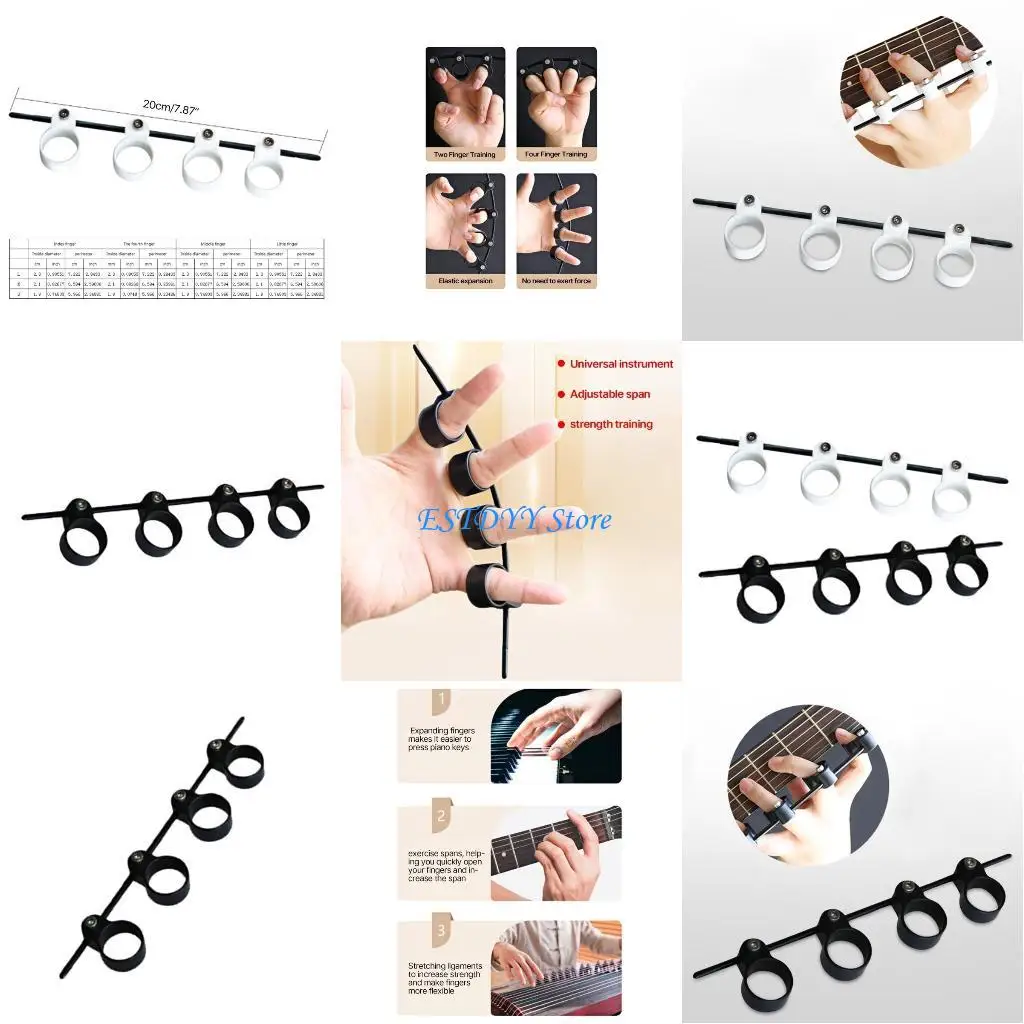 G6DE Finger Span Training Hand Grips Hand Finger Exerciser for Guitar Bass Piano
G6DE Finger Span Training Hand Grips Hand Finger Exerciser for Guitar Bass Piano
