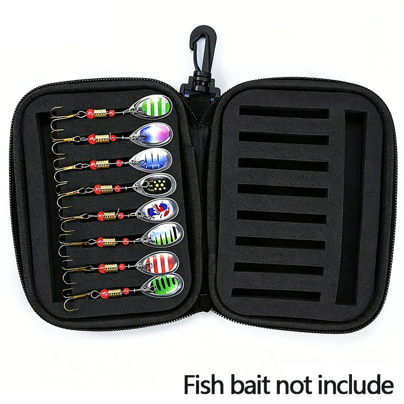 2026 Professional Portable Fly Spinner Spoon Fishing Lure Storage Case Box with 16 Slots Hard EVA Container Bag for Fishing Gear
2026 Professional Portable Fly Spinner Spoon Fishing Lure Storage Case Box with 16 Slots Hard EVA Container Bag for Fishing Gear