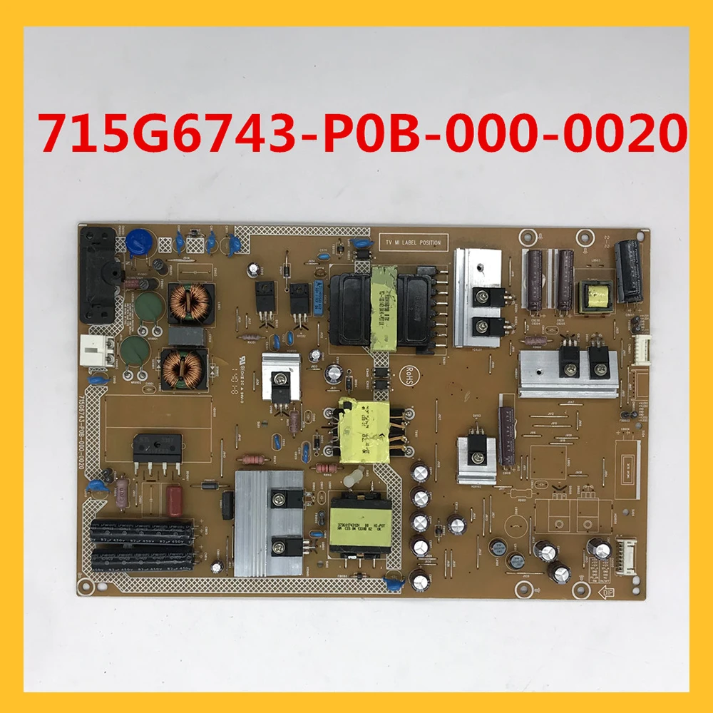 715G6743-P0B-000-0020 Power Support Board for TV Original 715G6743 P0B 000 0020 Power Supply Board Accessories Power Card
715G6743-P0B-000-0020 Power Support Board for TV Original 715G6743 P0B 000 0020 Power Supply Board Accessories Power Card