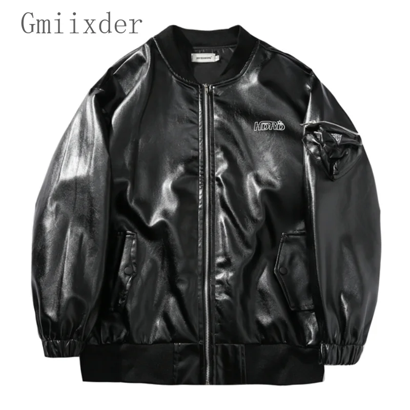 PU Leather Jacket Men Spring Autumn New Japanese Retro Loose Letter Printing Kpop Casual Baseball Collar Varsity Coat
PU Leather Jacket Men Spring Autumn New Japanese Retro Loose Letter Printing Kpop Casual Baseball Collar Varsity Coat