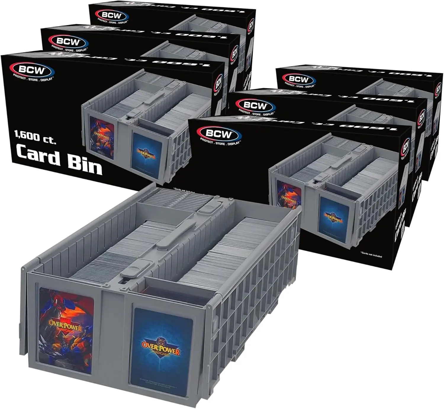 Gray 6-Pack Card Storage Box Holds 1600 Cards for Pokemon, MTG & Sports
Gray 6-Pack Card Storage Box Holds 1600 Cards for Pokemon, MTG & Sports