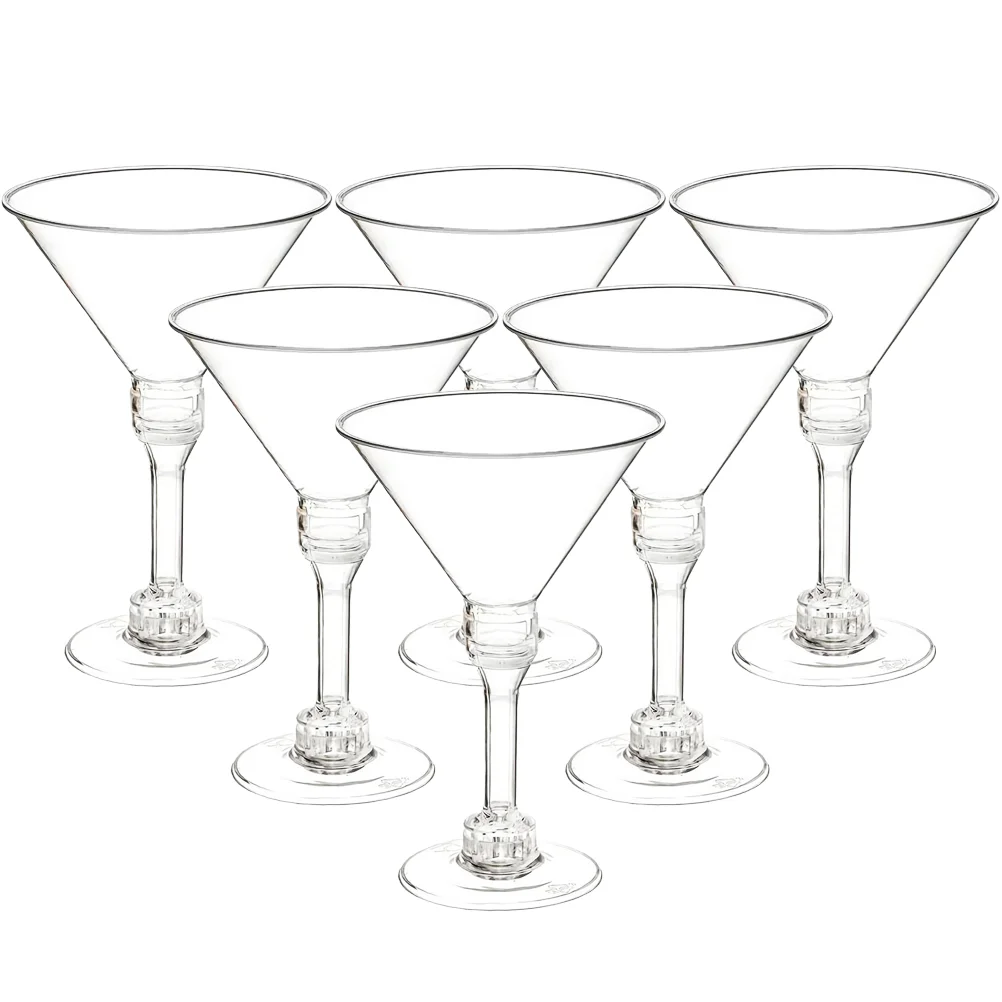 For 20 Pcs Transparent Plastic Cocktail Cups Martini Goblets Tall Clear Margarita Tumblers Coupe Drinkware Party Glassware Set
For 20 Pcs Transparent Plastic Cocktail Cups Martini Goblets Tall Clear Margarita Tumblers Coupe Drinkware Party Glassware Set