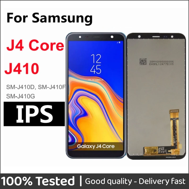 6,0 дюймов для Samsung J4 Core Display J410 SM-J410D SM-J410F SM-J410G SM-J410F/DS ЖК-дисплей с сенсорным экраном и дигитайзером в сборе
6,0 дюймов для Samsung J4 Core Display J410 SM-J410D SM-J410F SM-J410G SM-J410F/DS ЖК-дисплей с сенсорным экраном и дигитайзером в сборе