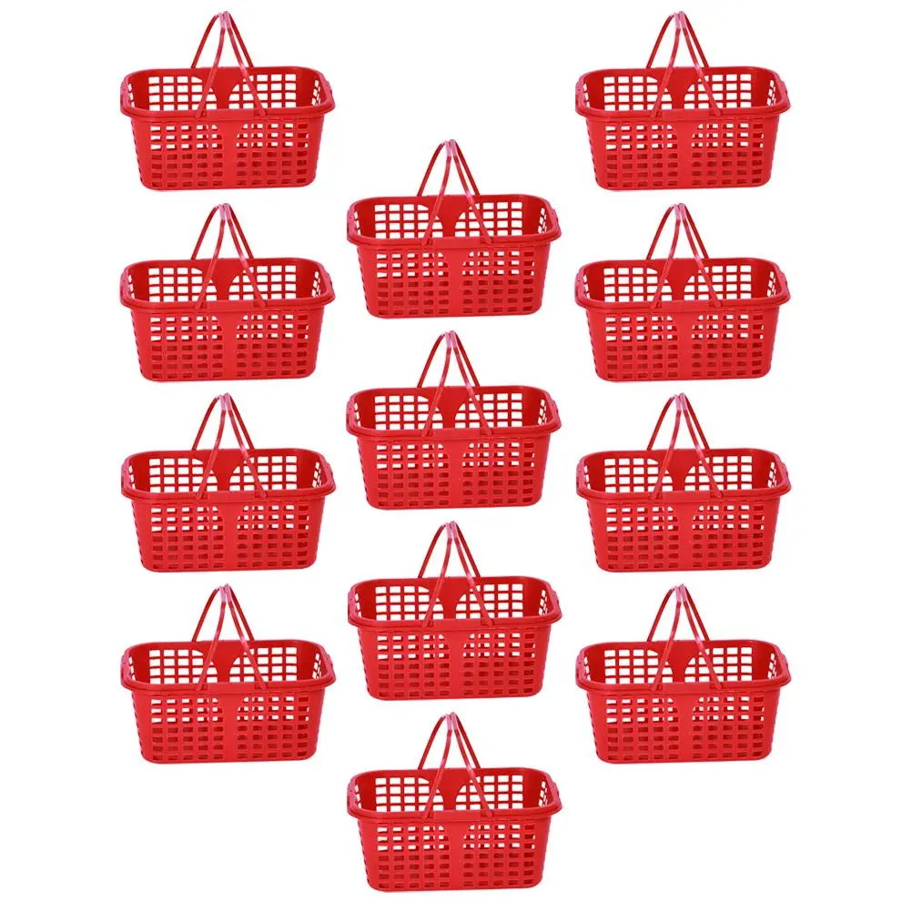 20 Pcs Plastic Fruit Basket Large Capacity Portable Handles Shopping Grocery Bin Stackable Storage Household Container 
20 Pcs Plastic Fruit Basket Large Capacity Portable Handles Shopping Grocery Bin Stackable Storage Household Container