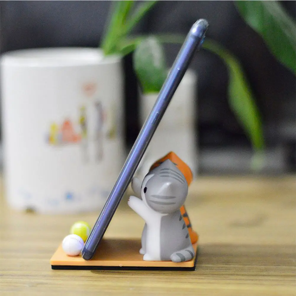 High Quality Mount Bracket Figures Cute Cat Figurine Model Lazy Holder Phone Holder Action Figures Cat Desk Holder
High Quality Mount Bracket Figures Cute Cat Figurine Model Lazy Holder Phone Holder Action Figures Cat Desk Holder