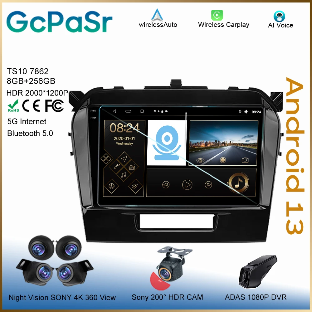 Автомобильный Android для Suzuki Vitara 4 2014 - 2018 Carplay стерео сенсорный радио навигатор плеер автомобильное головное устройство мультимедиа 7862 видео
Автомобильный Android для Suzuki Vitara 4 2014 - 2018 Carplay стерео сенсорный радио навигатор плеер автомобильное головное устройство мультимедиа 7862 видео