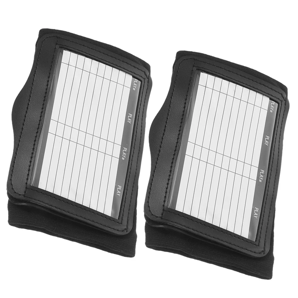 2Pcs Tactical Football Wristband with Card Holder Sturdy Polyester Material for on-Field Coaching Youth Sports Training Tool
2Pcs Tactical Football Wristband with Card Holder Sturdy Polyester Material for on-Field Coaching Youth Sports Training Tool