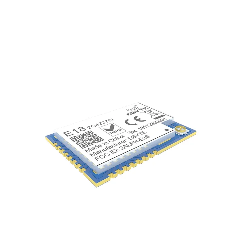 CC2530 Zigbee Wireless Module 27dBm PA CC2592 SMD IO Port 500mW Long Range Transmitter Receiver E18-2G4Z27SI
CC2530 Zigbee Wireless Module 27dBm PA CC2592 SMD IO Port 500mW Long Range Transmitter Receiver E18-2G4Z27SI