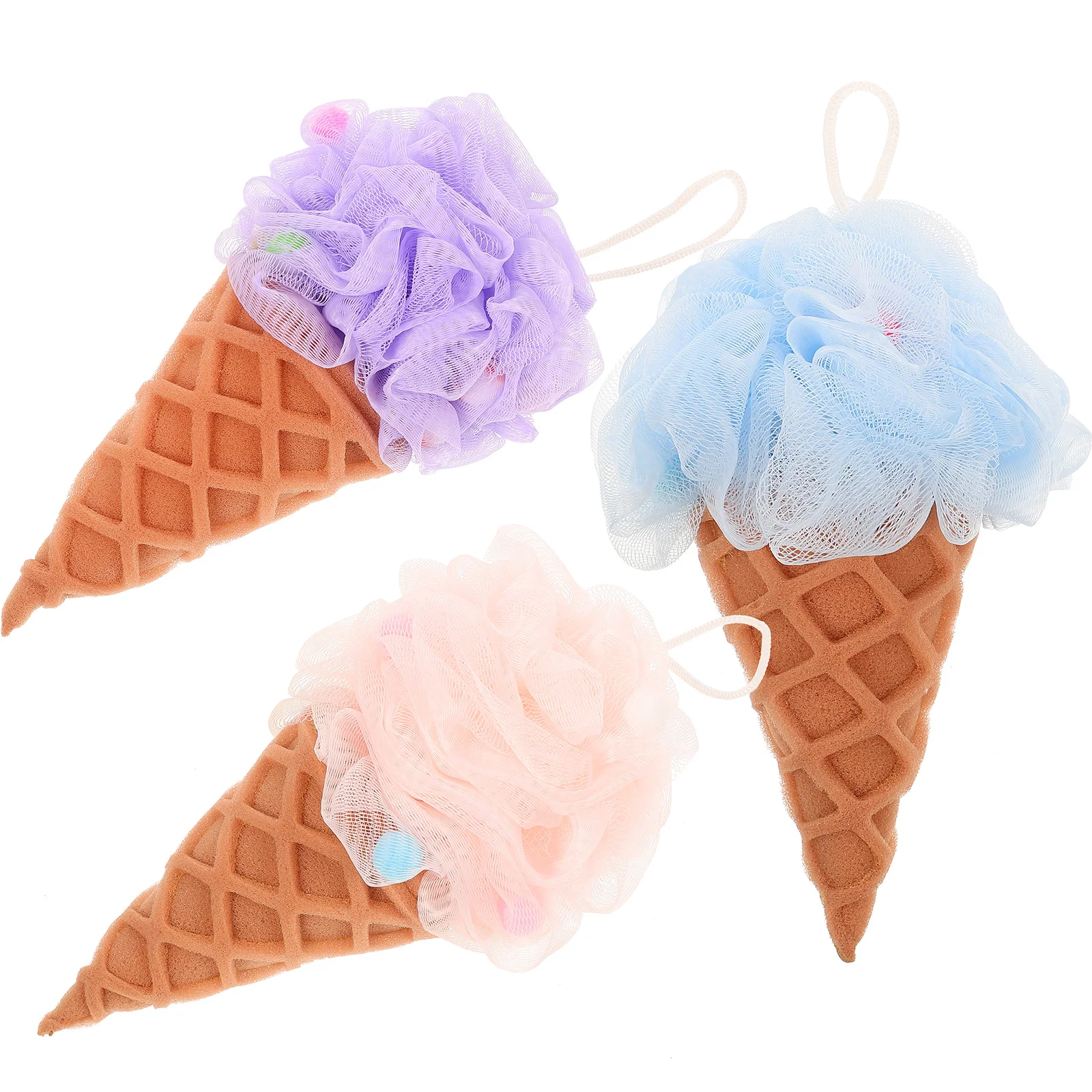 3pcs Bath Ball Shower Sponge Cream Loofah Pink White Blue Soft PE Material Hanging Rope Rich Bubbles Exfoliate Cleanse
3pcs Bath Ball Shower Sponge Cream Loofah Pink White Blue Soft PE Material Hanging Rope Rich Bubbles Exfoliate Cleanse