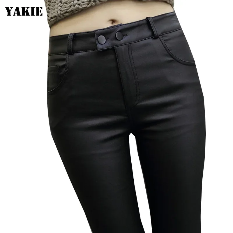 clothes S-4XL 2022 Winter casual suit faux leather pants & capris women leggings skinny full length trousers ladies feminino
clothes S-4XL 2022 Winter casual suit faux leather pants & capris women leggings skinny full length trousers ladies feminino
