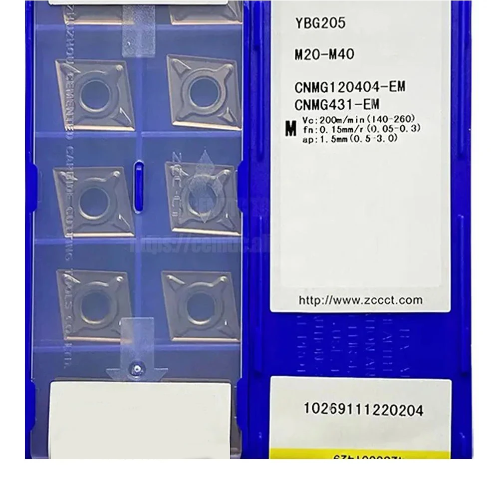HUAZHICHUN CNMG 120404-EM YBG205 токарный инструмент с ЧПУ, токарные вставки общего назначения
HUAZHICHUN CNMG 120404-EM YBG205 токарный инструмент с ЧПУ, токарные вставки общего назначения