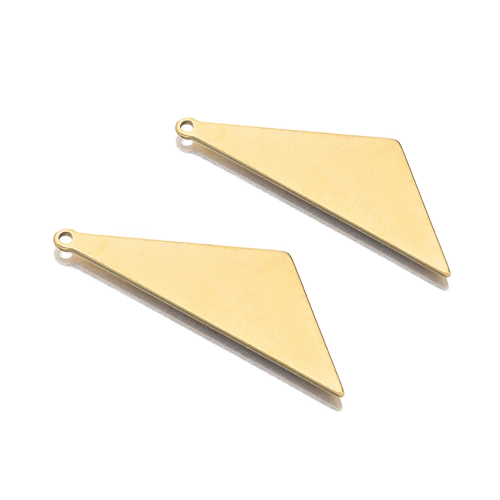5Pcs Triangle Charms For Jewelry Making Stainless Steel Gold Plated Geometry Pendant Diy Earrings Necklace Keychain Findings
5Pcs Triangle Charms For Jewelry Making Stainless Steel Gold Plated Geometry Pendant Diy Earrings Necklace Keychain Findings