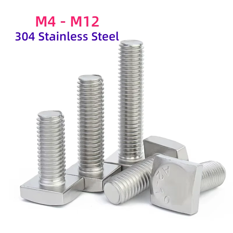 M4 M5 M6 M8 M10 M12 GB35 304 Stainless Steel Square Head Bolt Full Thread Square Head Bolt Length 8mm~100mm
M4 M5 M6 M8 M10 M12 GB35 304 Stainless Steel Square Head Bolt Full Thread Square Head Bolt Length 8mm~100mm