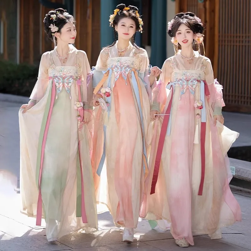 Adult Women's Han Chinese Clothing System Chest-High Dress Elements Elegant Daily Spring and Summer Suit
Adult Women's Han Chinese Clothing System Chest-High Dress Elements Elegant Daily Spring and Summer Suit