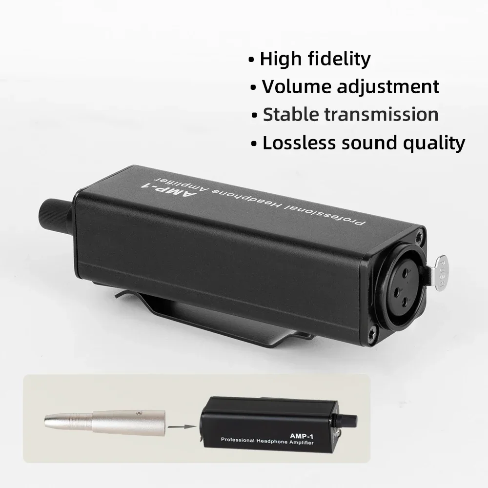 Professional Headphone Amplifier High Power Monitor Belt-pack for Personal Monitor Applications 3.5 Mm Mini Jack Headphones
Professional Headphone Amplifier High Power Monitor Belt-pack for Personal Monitor Applications 3.5 Mm Mini Jack Headphones